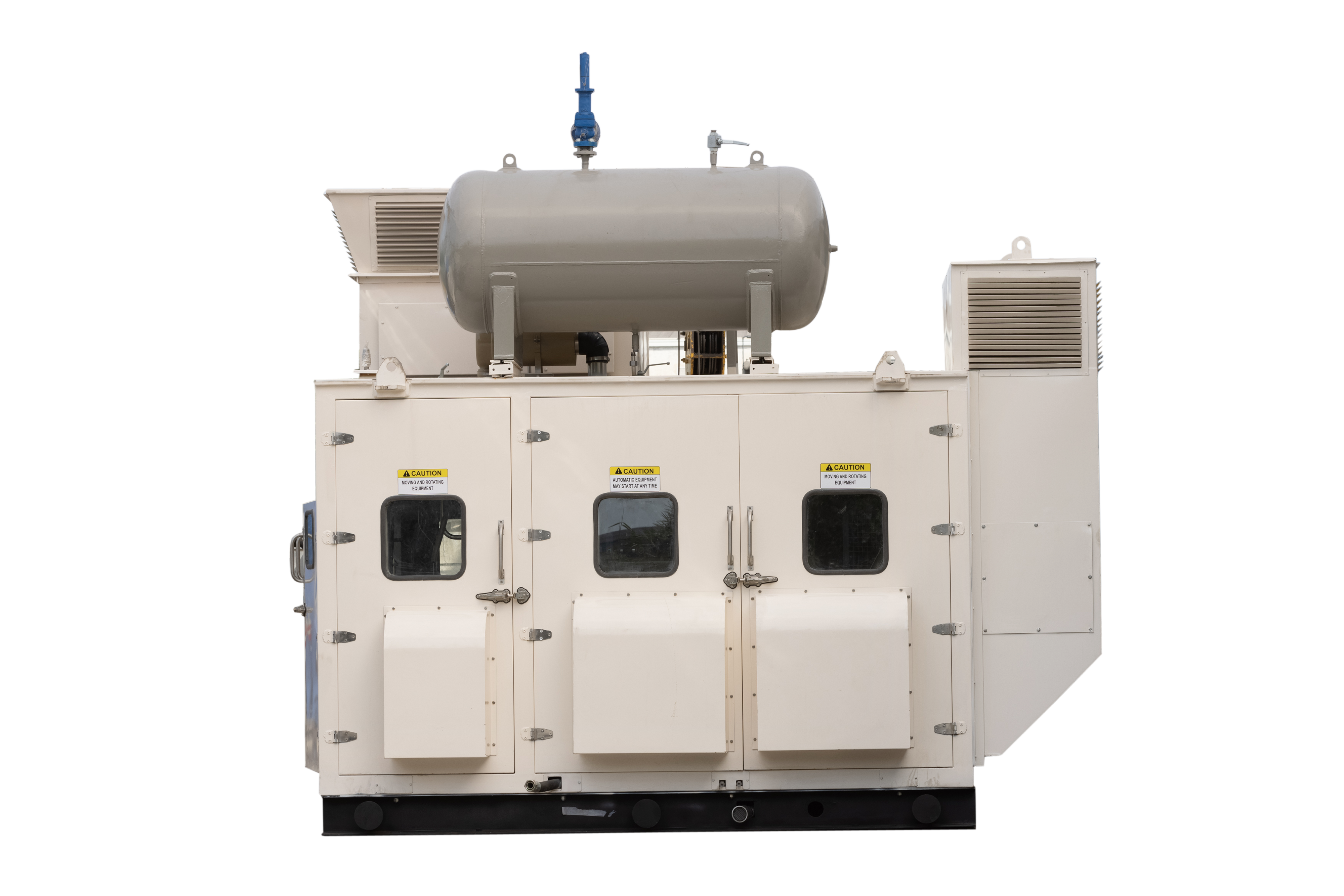 Variable inlet pressure compressor package